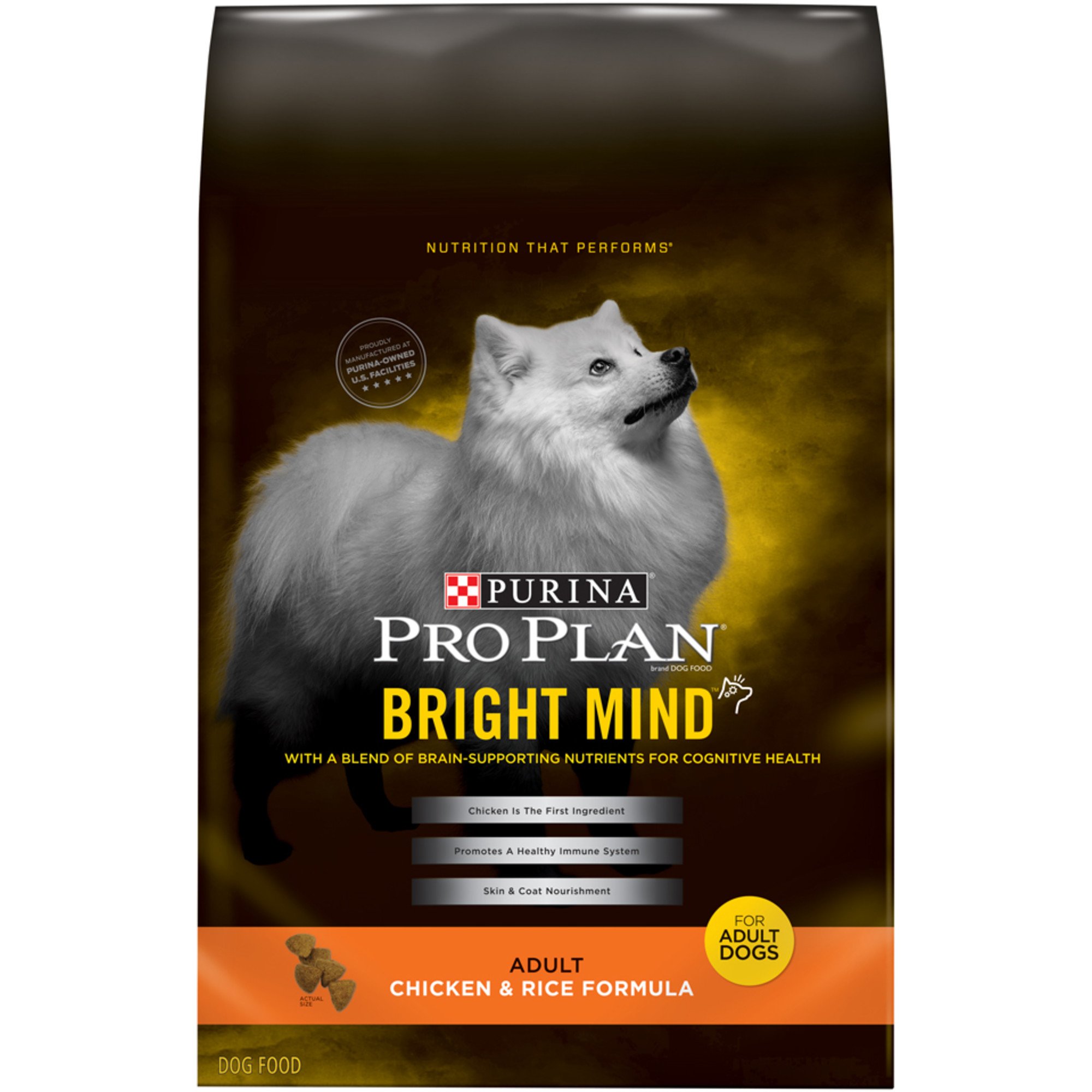 Purina Pro Plan Bright Mind Adult Chicken & Rice Formula Dog