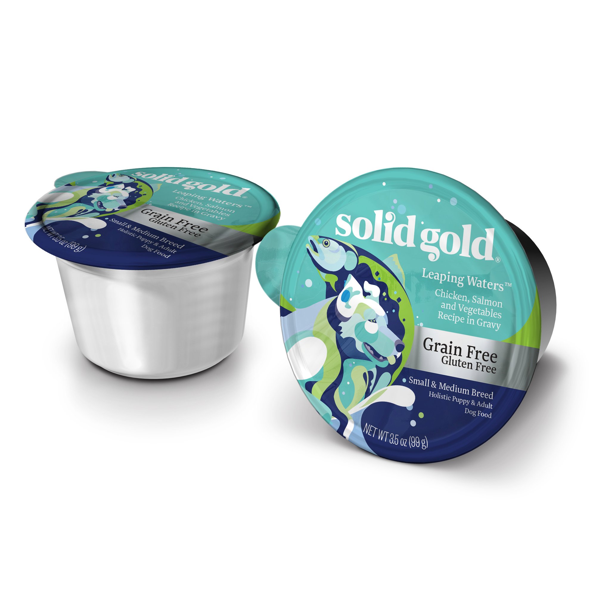 Solid Gold Leaping Waters Salmon Grain Free Dog Food Cup Petco
