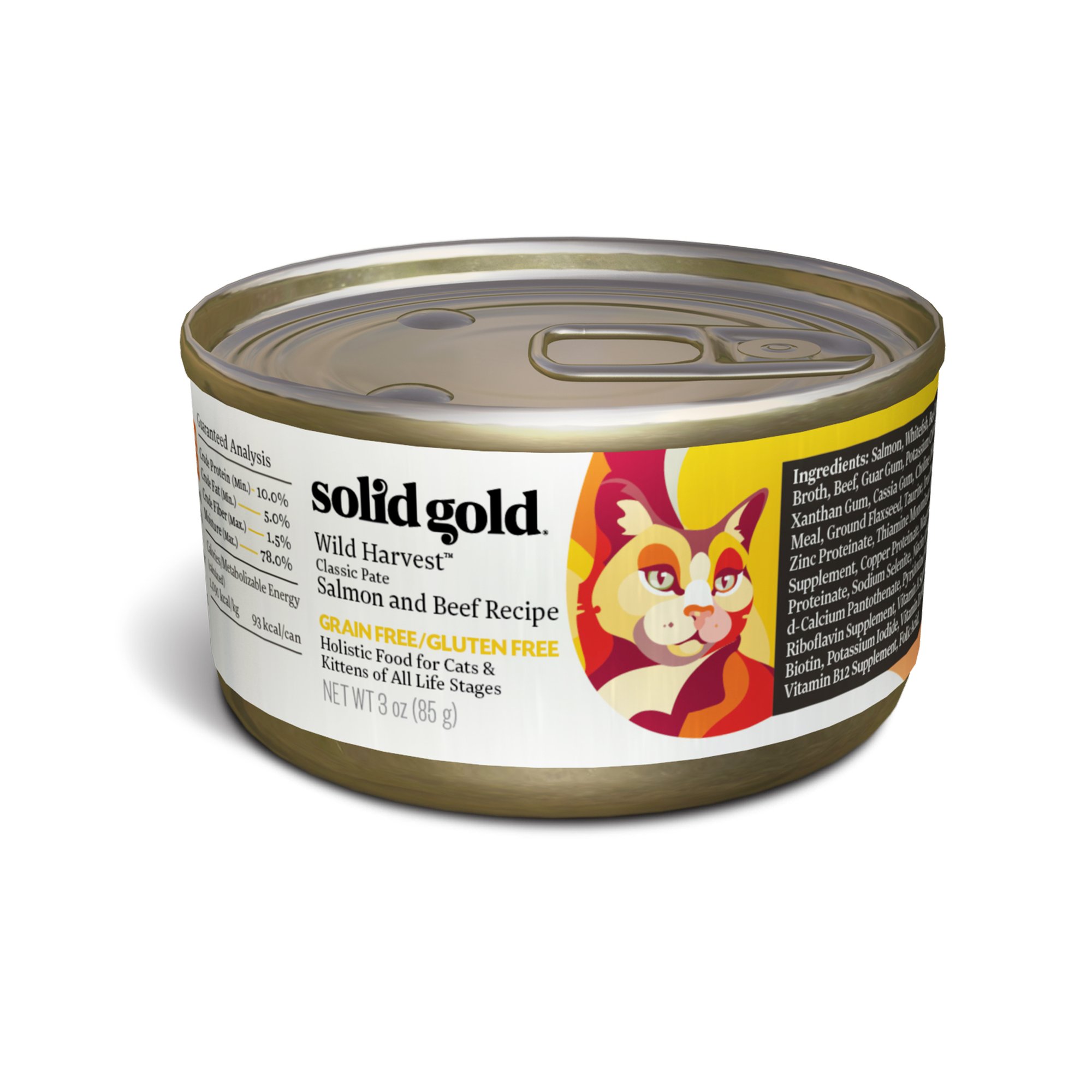 Solid Gold Wild Harvest Holistic Grain Free Wet Cat Food 