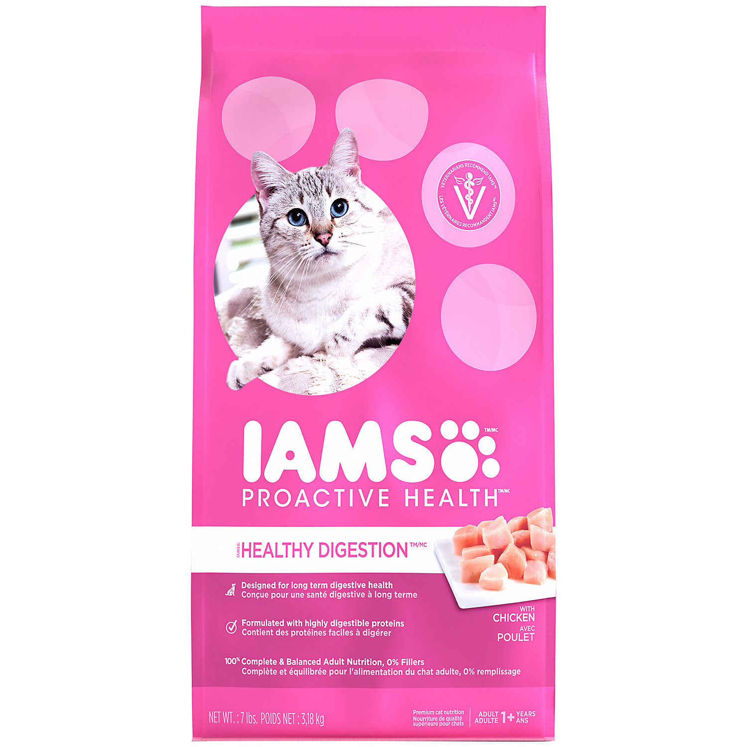 Iams ProActive Health Sensitive Stomach Adult Cat Food, 7 lbs. eBay