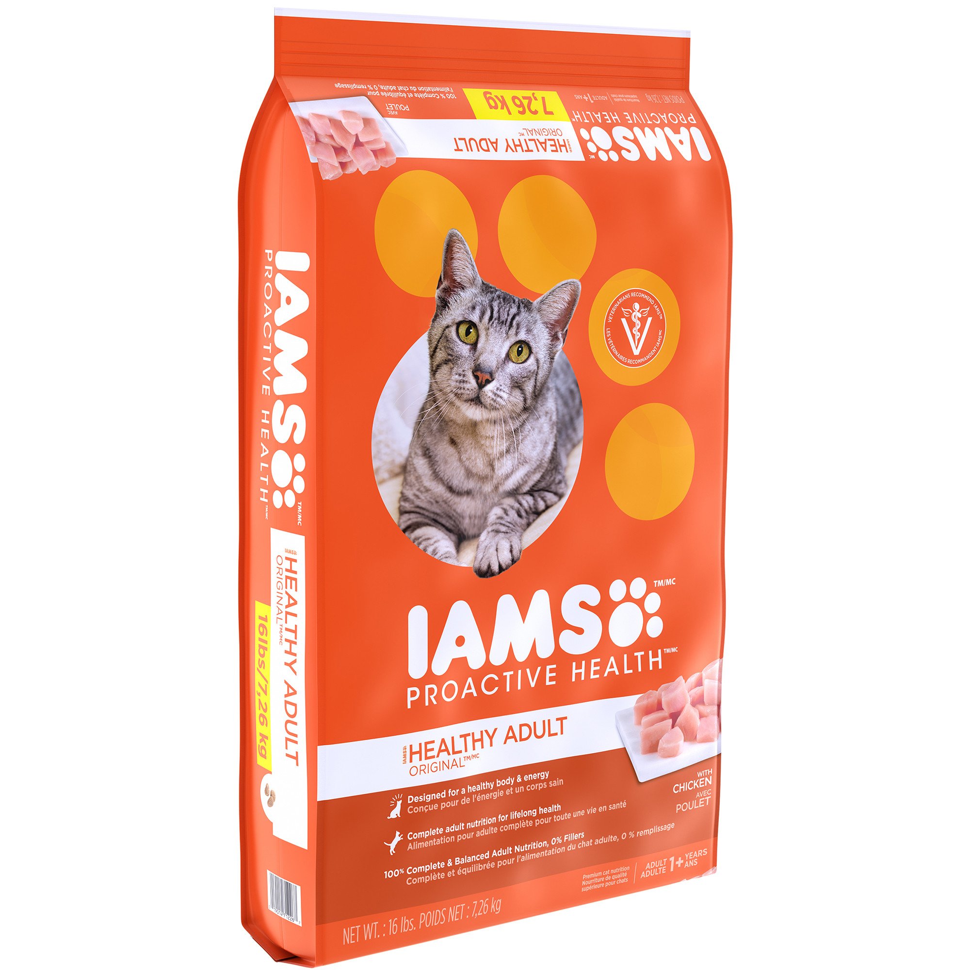 Iams Proactive Health Original With Chicken Cat Food, 16 Lbs. 