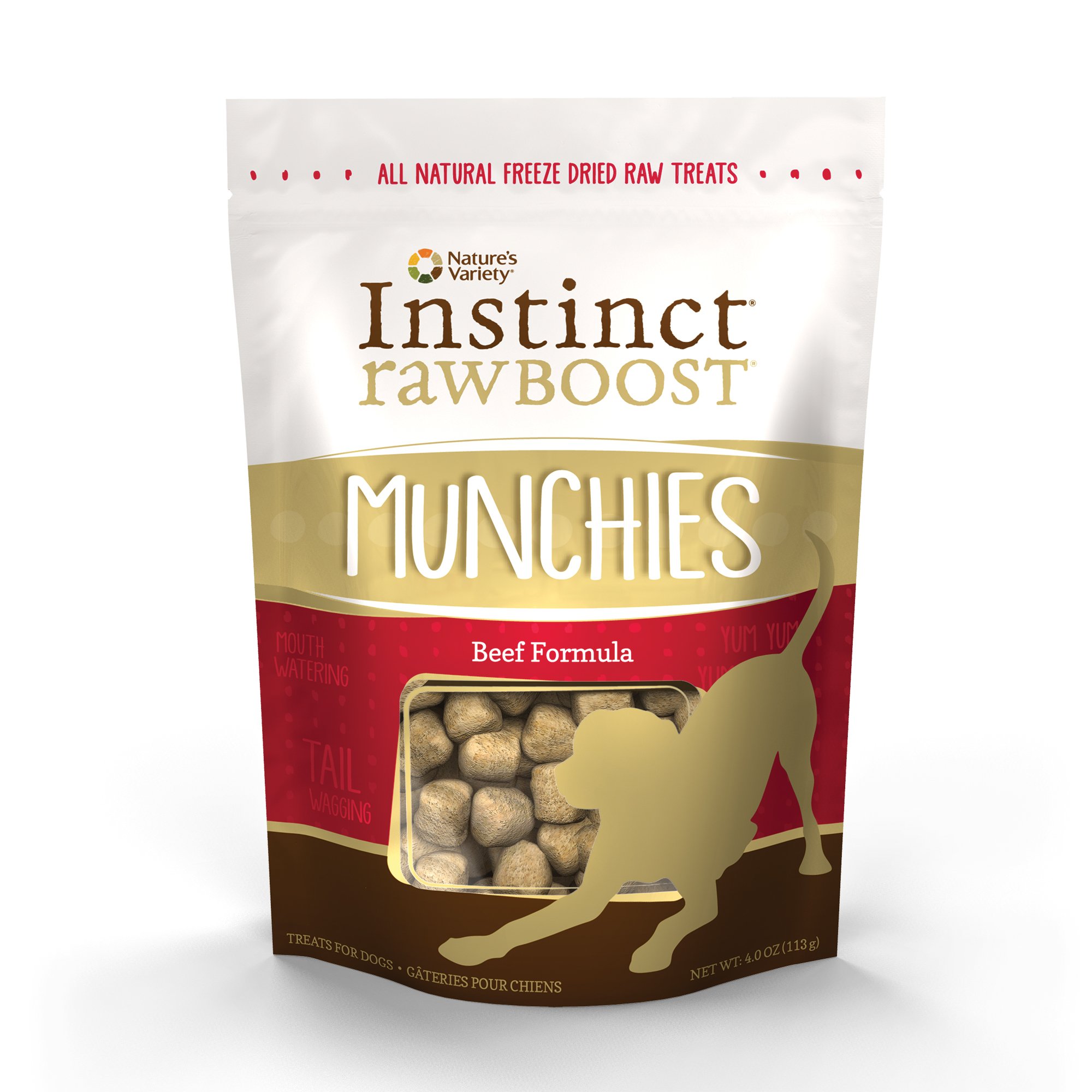 UPC 769949601715 product image for Instinct Raw Boost Munchies Beef Treats, 4oz. | upcitemdb.com