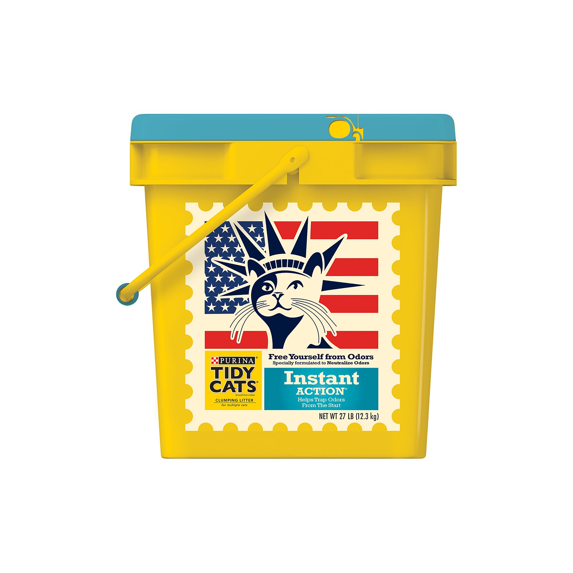 Purina Tidy Cats Clumping Litter Instant Action Patriotic Pail for Multiple Cats Petco Store