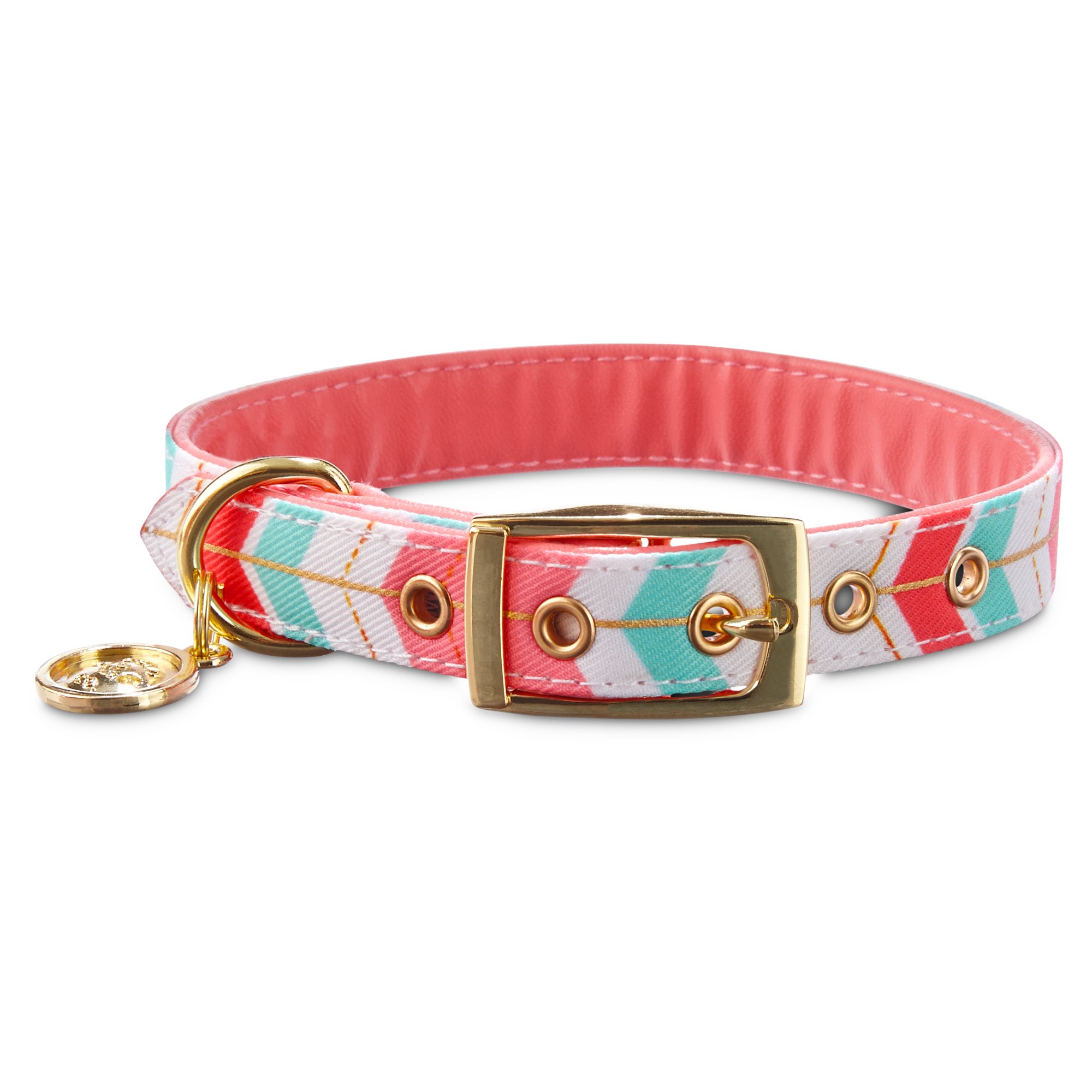 Bond & Co. Gold Chevron Collar Petco