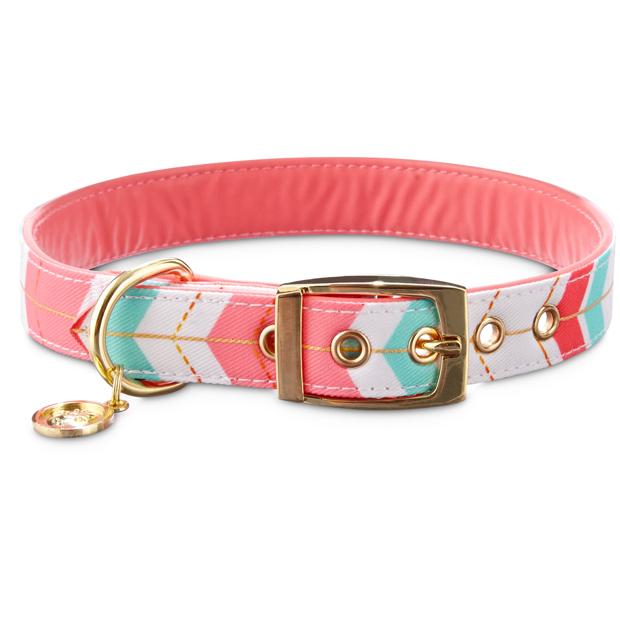 Bond &amp; Co. Gold Chevron Collar | Petco