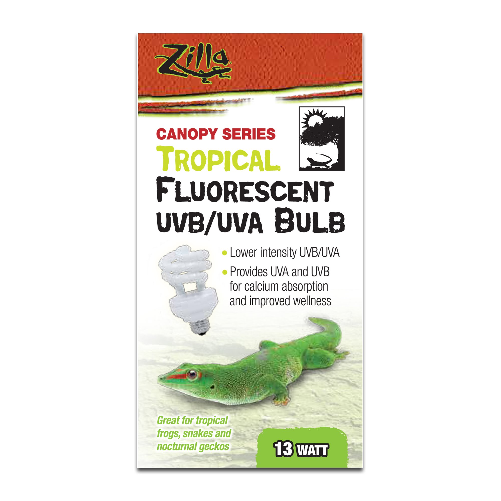 Zilla Tropical Fluorescent UVB/UVA Bulb, 13 Watts Petco