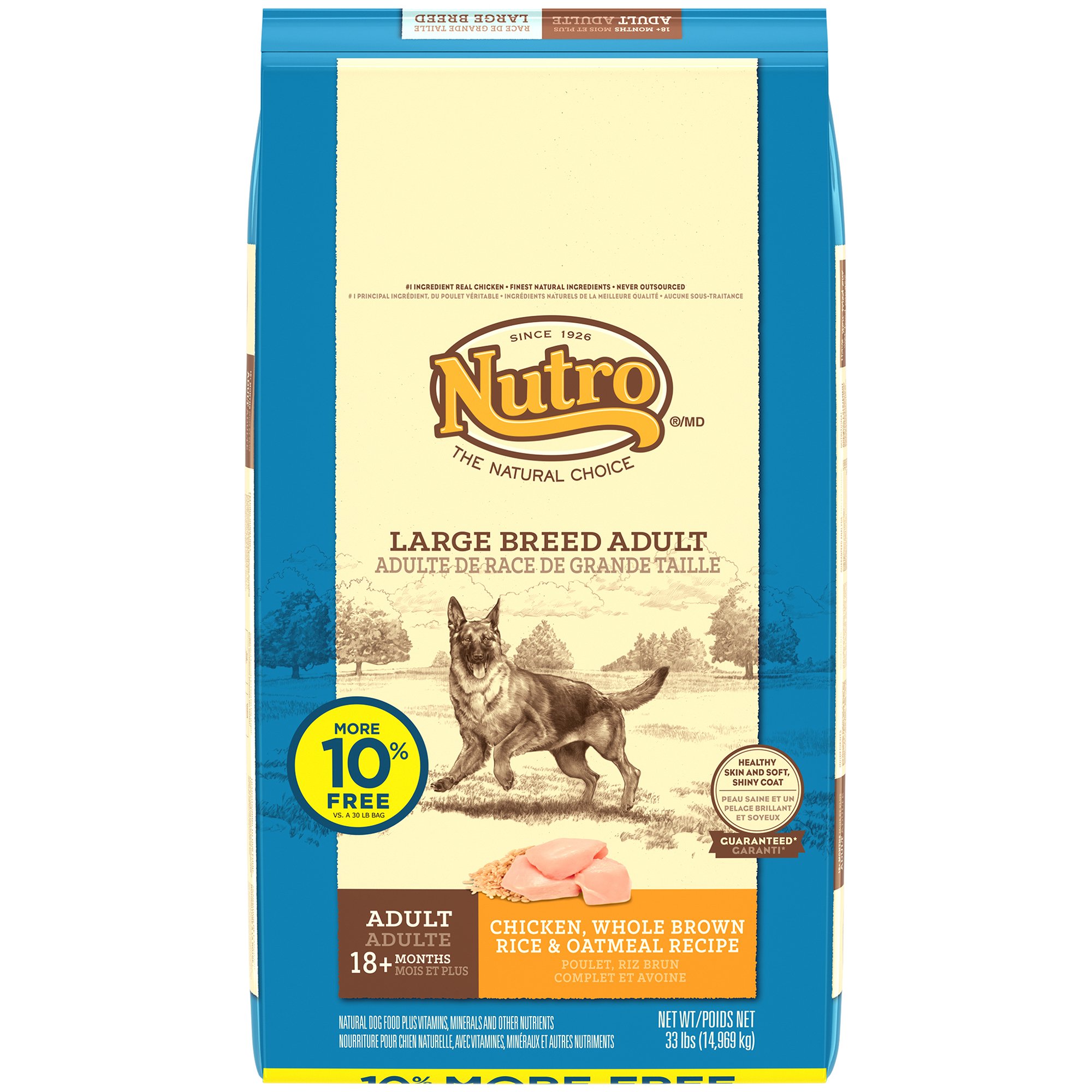 Nutro Chicken Whole Brown Rice and Oatmeal Large Breed Adult Dog Food