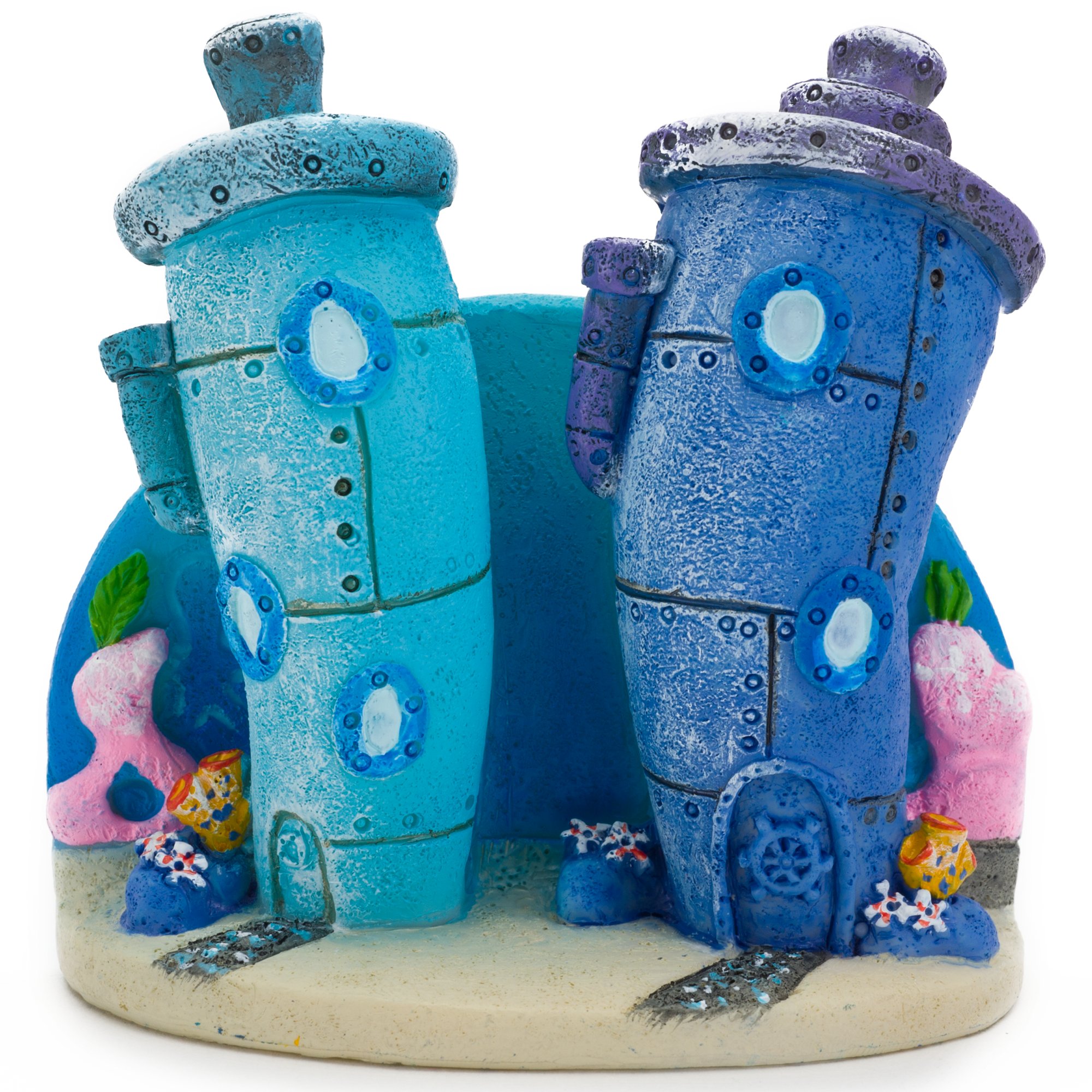 Penn Plax SpongeBob Bikini Bottom Homes Aquarium Ornament Petco Store