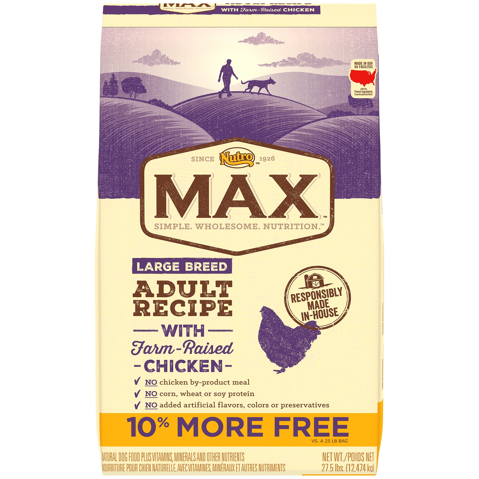 NUTRO MAX Large Breed Adult Chicken Dog Food Petco