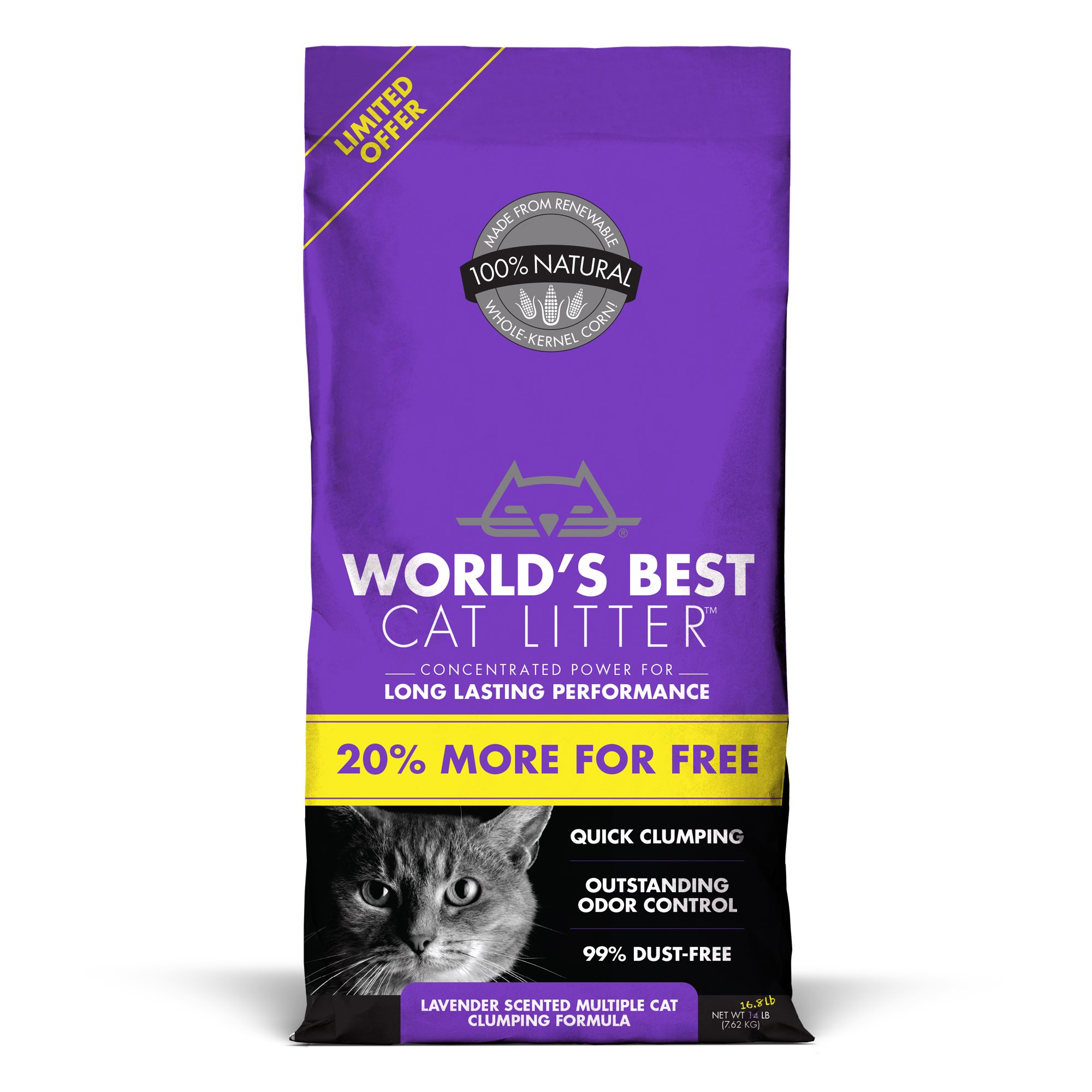 World's Best Cat Litter Scented Multiple Cat Clumping Formula Petco