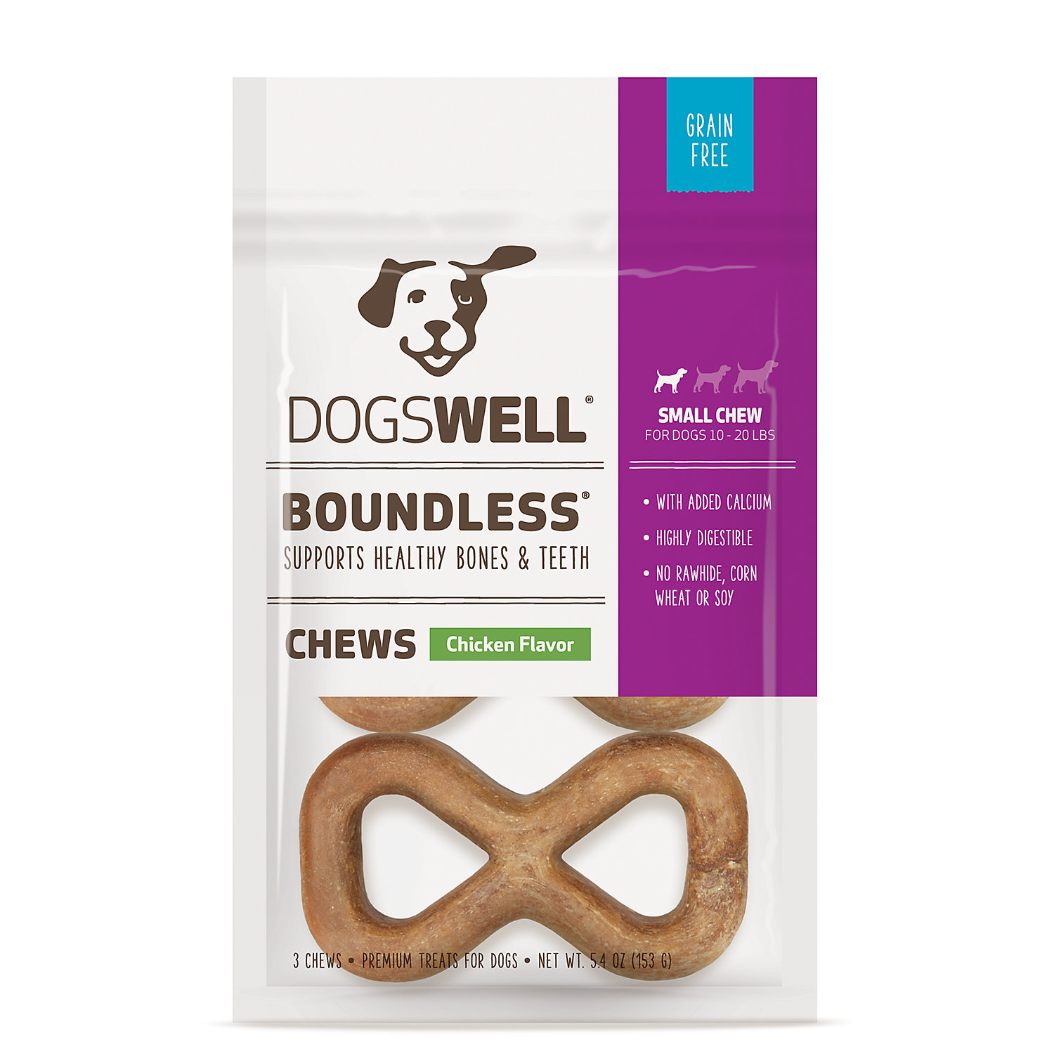 Dogswell Boundless Small Chicken Flavored Dog Treats, 3pk 5.