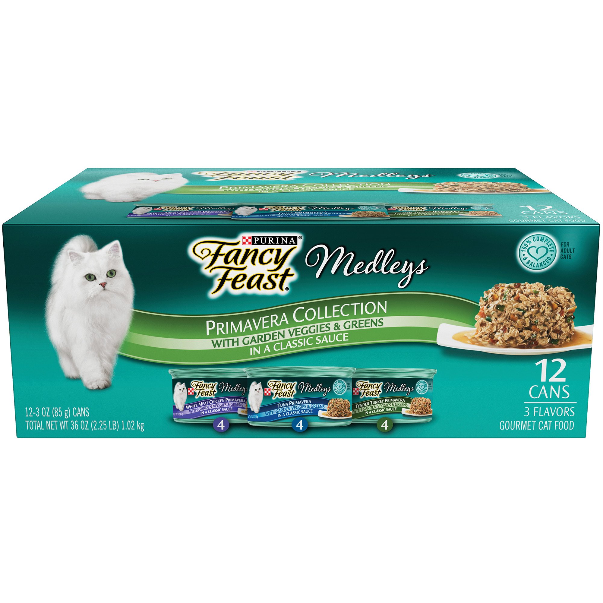 Fancy Feast Elegant Medleys Primavera Variety Pack Adult Canned Cat Food Petco