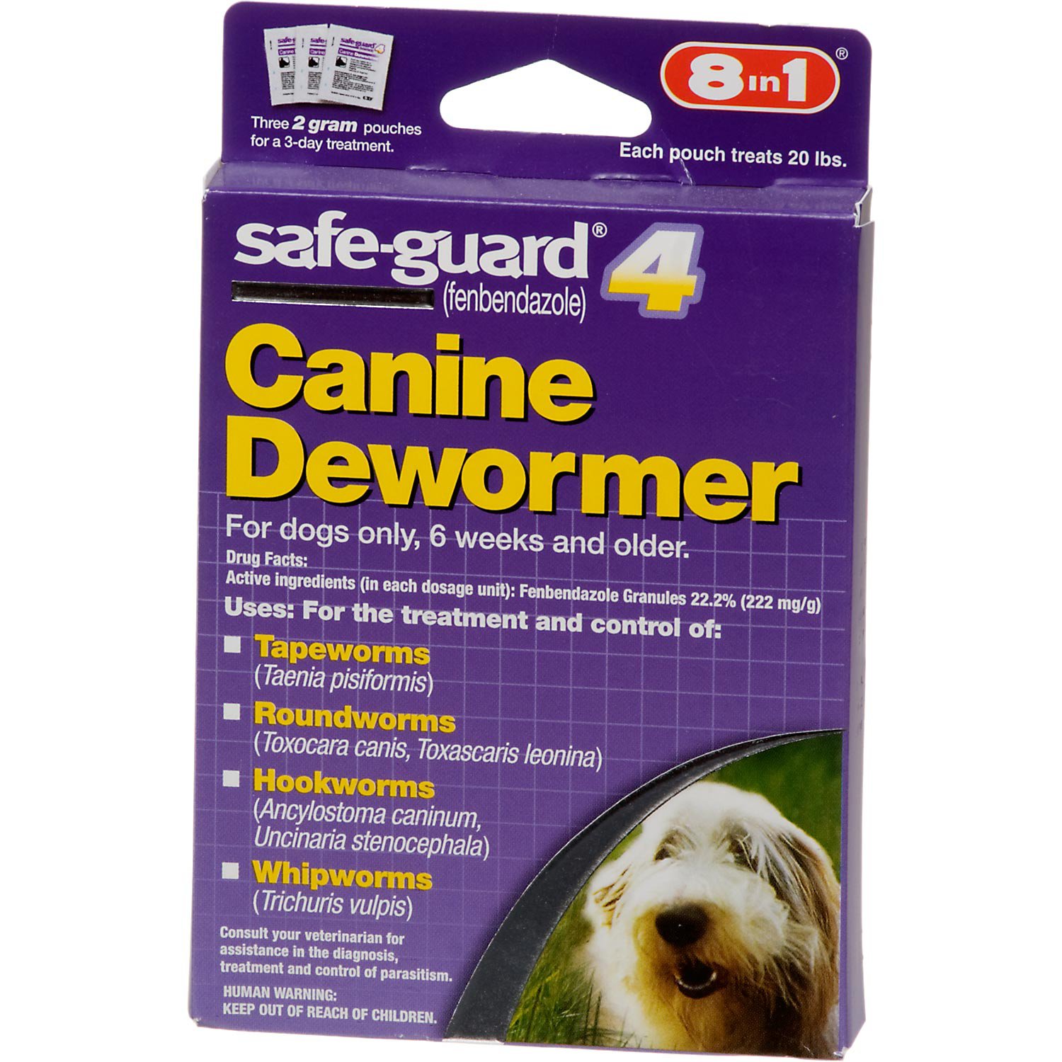 8 in 1 safe-guard 4 Canine Dewormer for Small Dogs | Petco Store