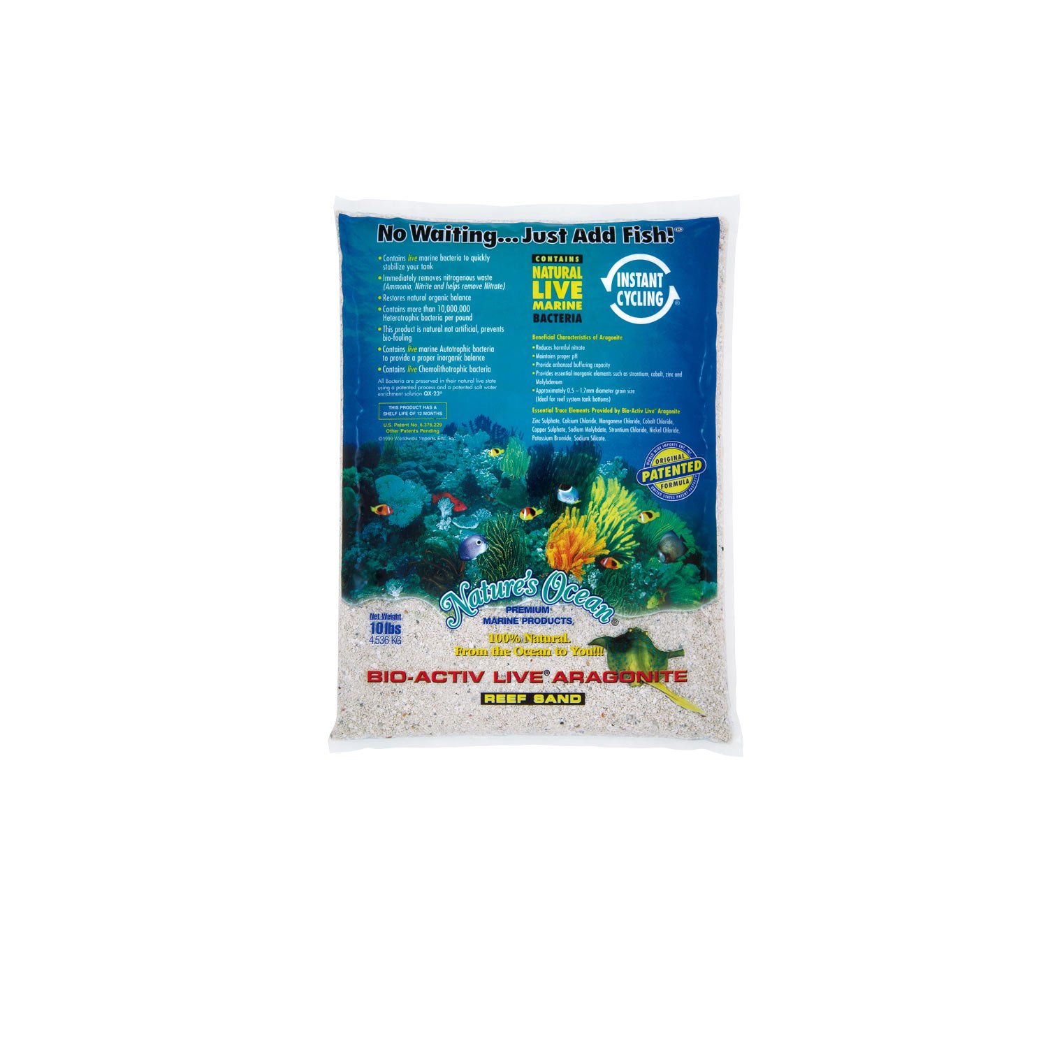 Nature's Ocean BioActiv Live Aragonite Reef Sand Petco