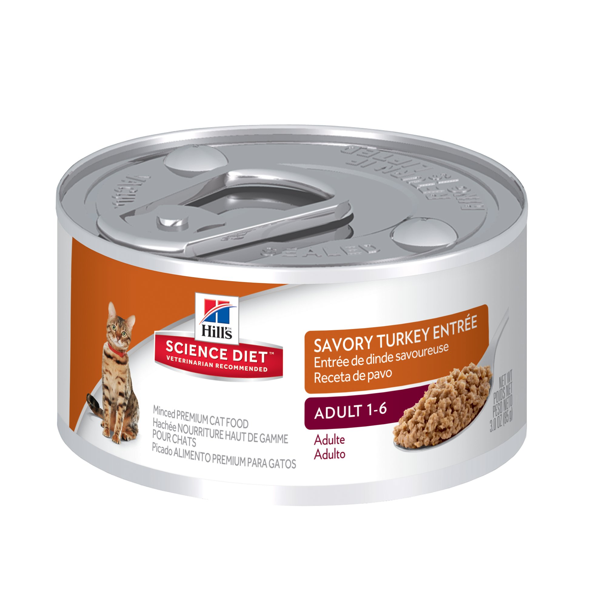 UPC 052742985114 product image for Hill's Science Diet Adult Gourmet Turkey Entree Canned Cat Food, 3 oz. | upcitemdb.com