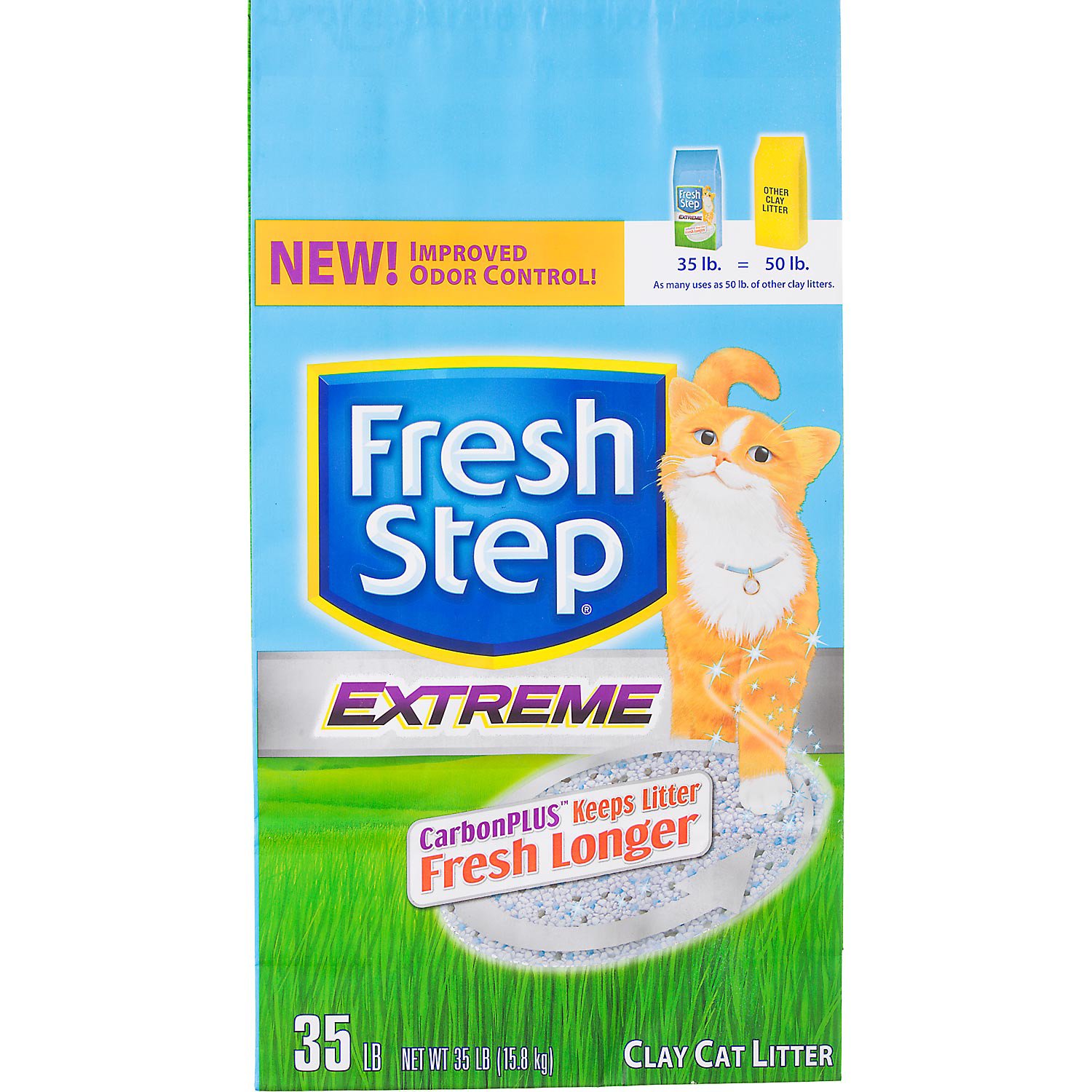 UPC 044600020303 product image for Fresh Step Premium Clay Cat Litter, 35 lbs. () | upcitemdb.com