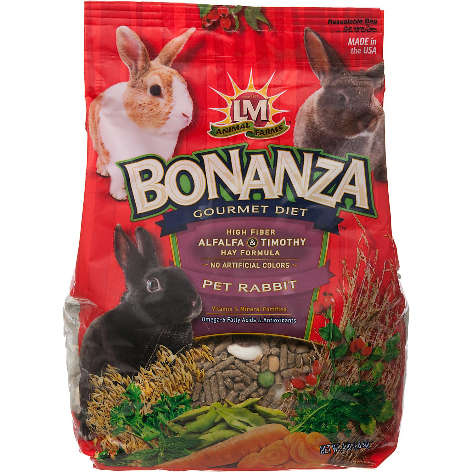 LM Animal Farms Bonanza Gourmet Diet Rabbit Food Petco Store