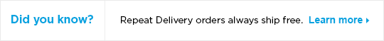 Did you know? Repeat Delivery orders always ship free. Use promo code rdfreeship at checkout. Learn more.