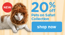 20% off Pets on Safari Collection - shop now