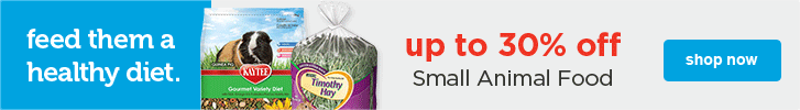 up to 30% off Small Animal Food - shop now