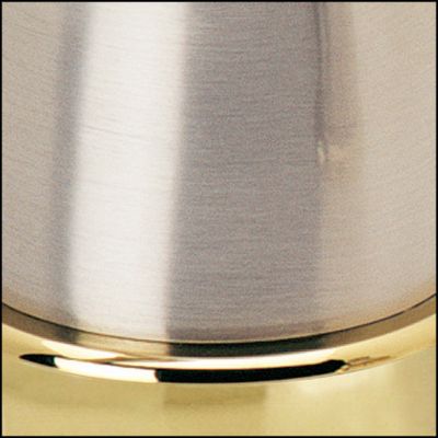Brushed Nickel/Polished Brass