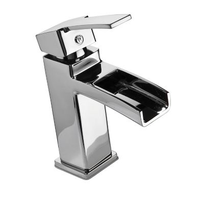 Polished Chrome Kamato Single Control, Centerset Bath Faucet - F-042