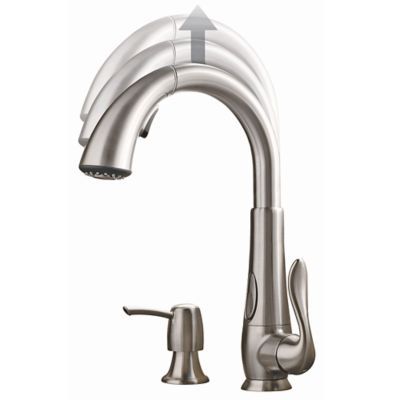 elevate 1-handle, pull-down kitchen faucet