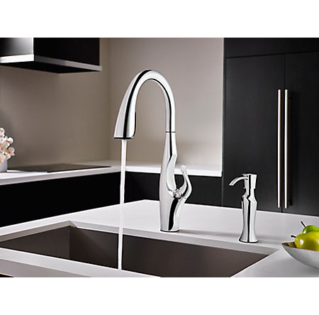 Polished Chrome Kai Pull-Down Kitchen Faucet - GT529-IHC - 5