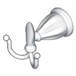 Robe Hook Double