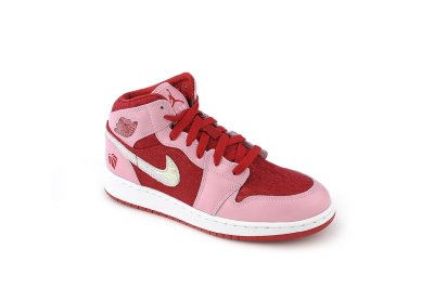 Kids Girls Air Jordan 1 Mid Prem (GS)