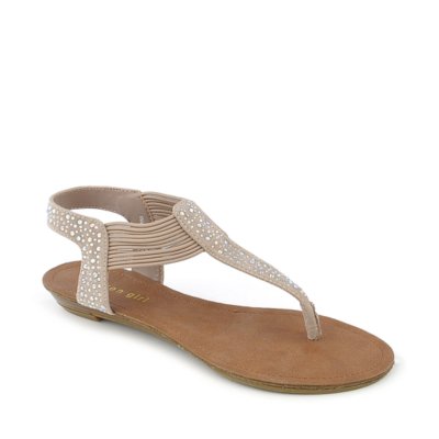 Madden Girl Tanduum flat thong t-strap sandals