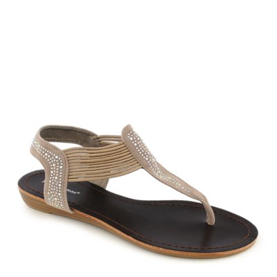 pierre dumas low wedge sandals