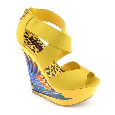 Dollhouse Paradise platform wedge dress shoe