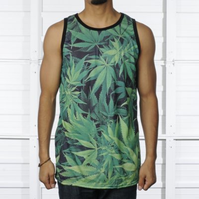 Shiekh Weed mens apparel tank top