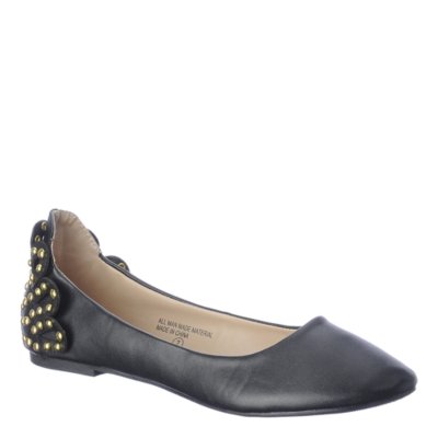 Bumper Zaire26 black casual slip on flat shoe