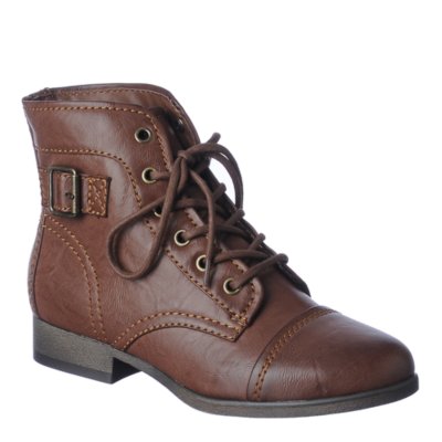 Madden Girl Armie womens combat low heel ankle boot