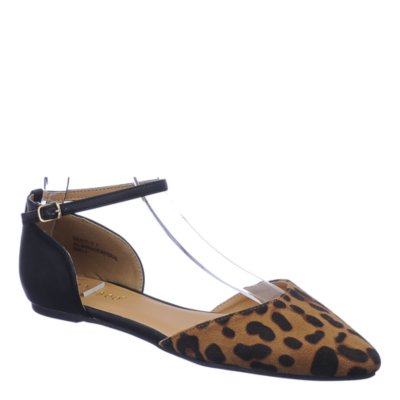 flat animal print sandals