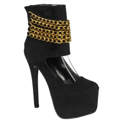 Women's Platform Dress Shoe Salome18 Black Shiekh Shoes