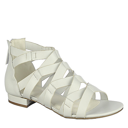 Buy Shiekh Womens #126 white low heel strappy sandal | Shiekh Shoes