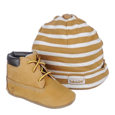 timberland crib bootie with hat