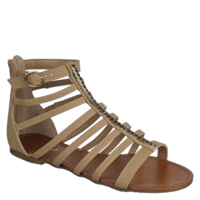 Buy Bamboo Womens Fenchel-34 flat gladiator sandal