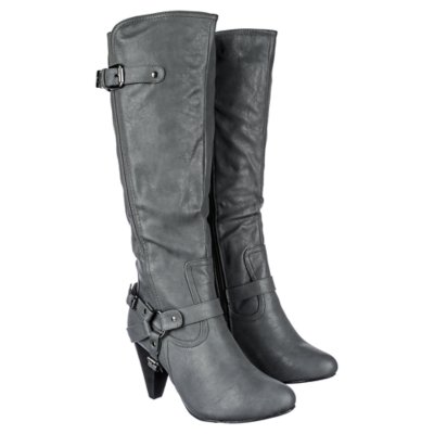 Shiekh Merton37 Women's Grey Western Boots Shiekh Shoe