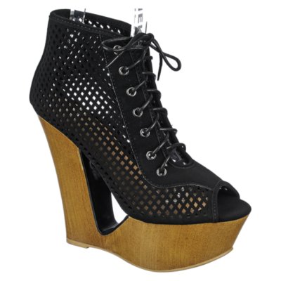 bamboo platform booties