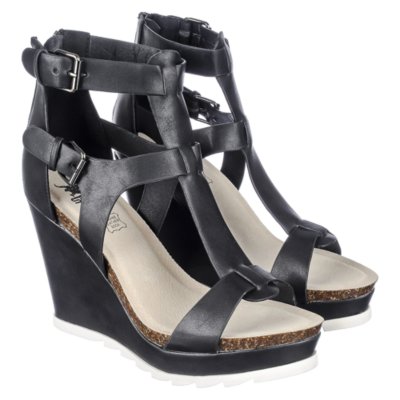 Shiekh Wedge15 Women's Black Wedge Dress Shoe Shiekh Shoes