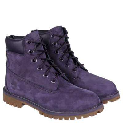 timberland boots white and purple