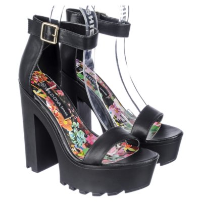 womens black platform dress shoes