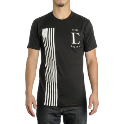 Civil Regime Long Flag Regime Men's Black Tee Shiekh Shoes