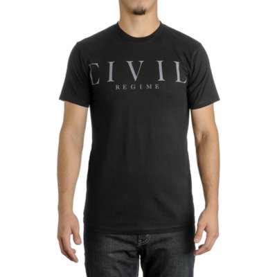 Civil Regime Standard Men's Black Tee Shiekh Shoes