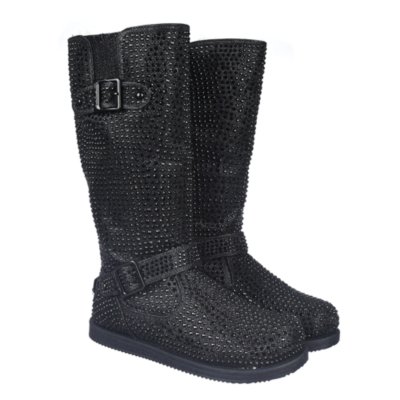 mid calf studded boots
