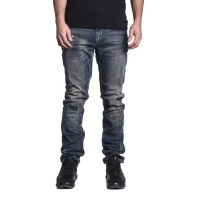 Men's Rough Tumble Denim Jeans Blue Shiekh Shoes
